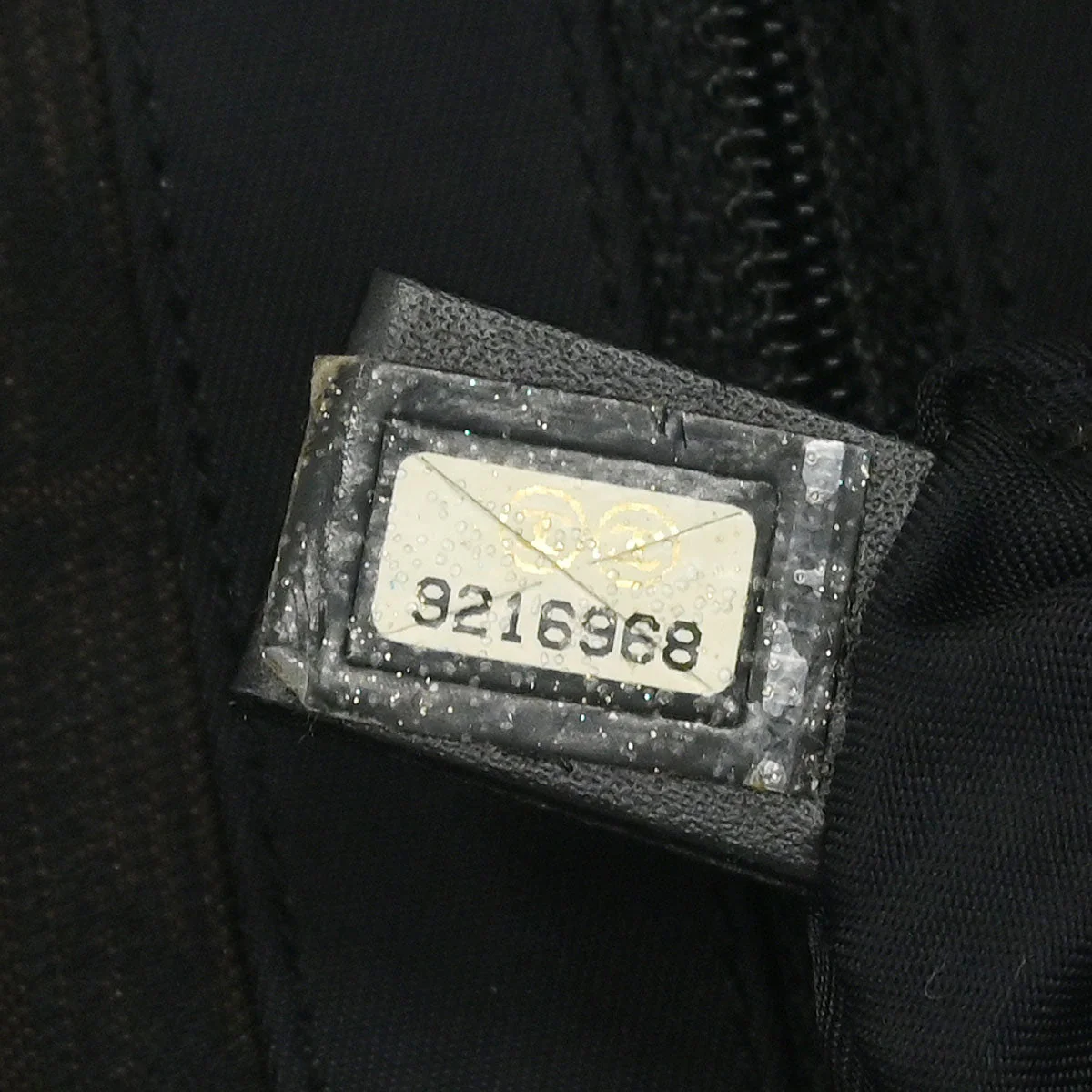 Chanel 2005-2006 Brown Black Jacquard Nylon Travel Line Tote Bag - Image 10