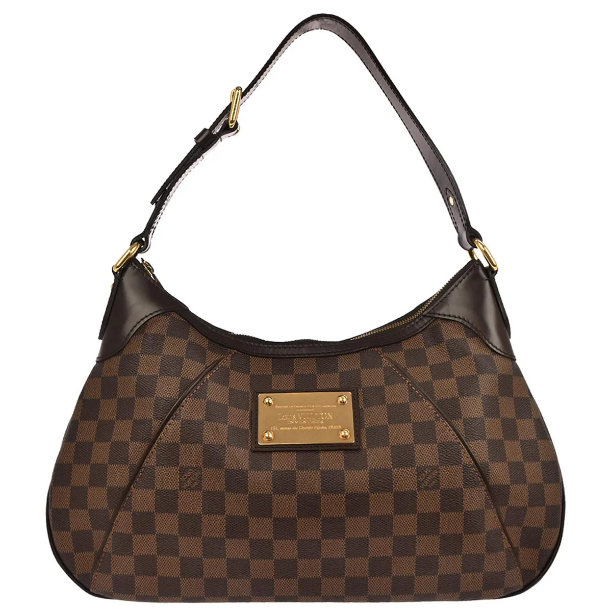 Louis Vuitton 2008 Damier Thames GM Hobo Shoulder Bag N48181