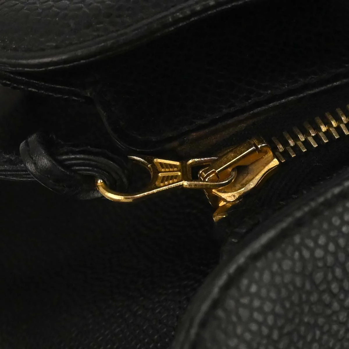 Chanel 1994-1996 Black Caviar Skin Supermodel Tote Shoulder Bag - Image 10