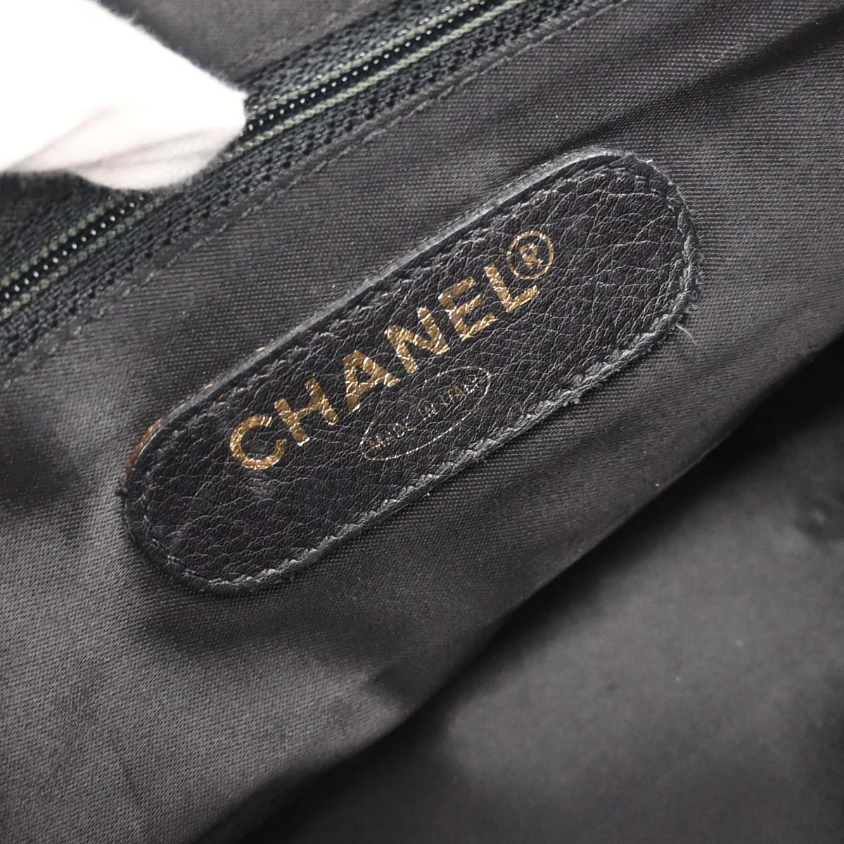 Chanel 1994-1996 Black Caviar Skin Supermodel Tote Shoulder Bag - Image 14
