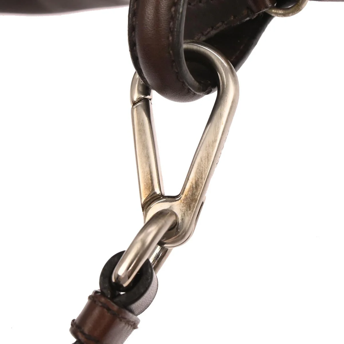 Prada Brown Leather Handbag - Image 3
