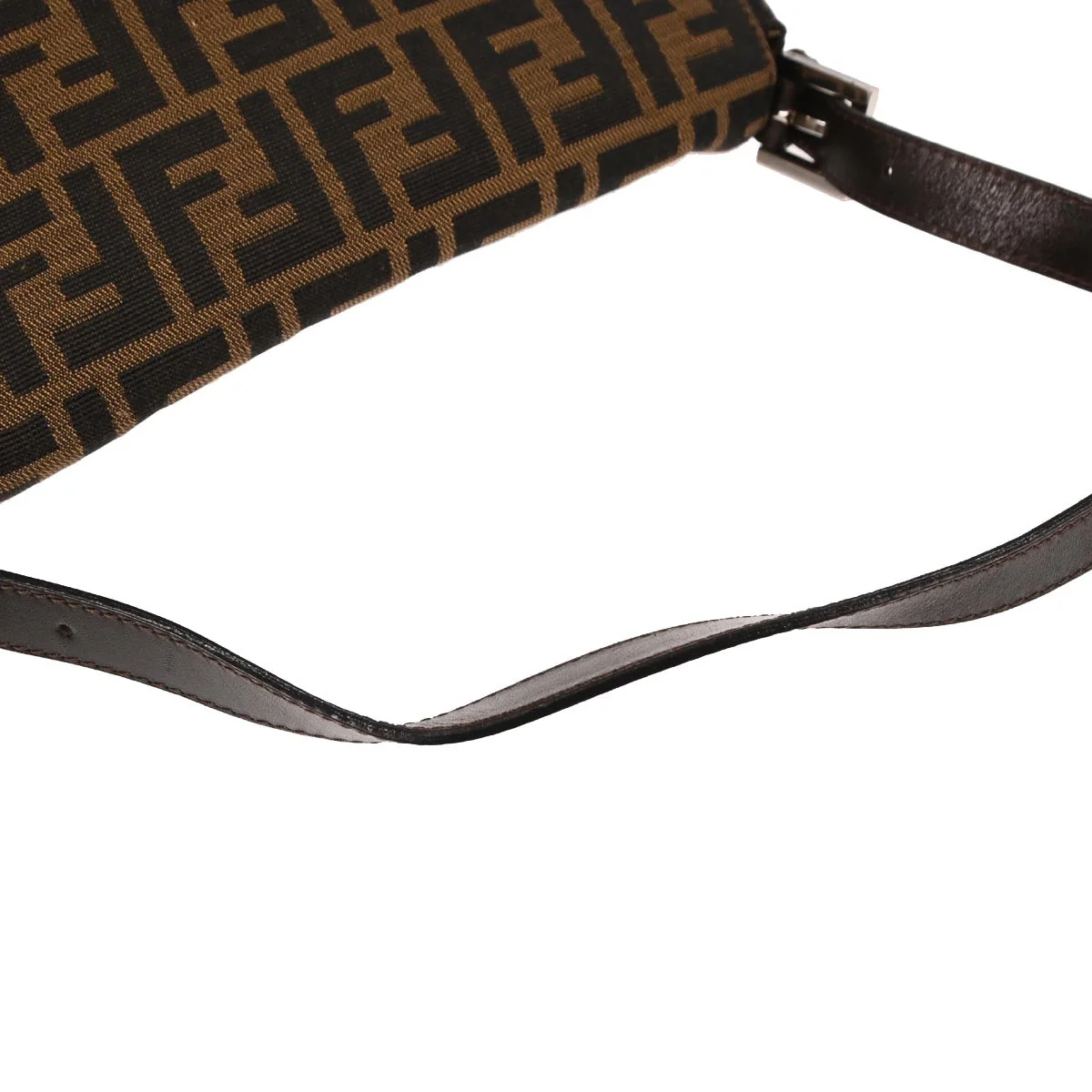 Fendi Brown Zucca Mamma Baguette Handbag - Image 3