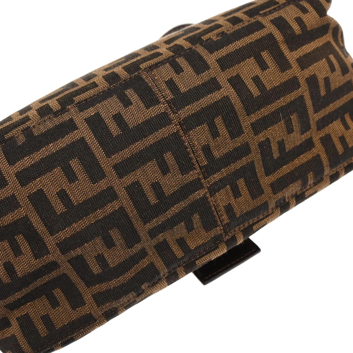 Fendi Brown Zucca Mamma Baguette Handbag - Image 6