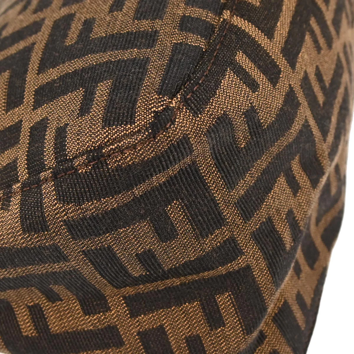 Fendi Brown Zucca Mamma Baguette Handbag - Image 7