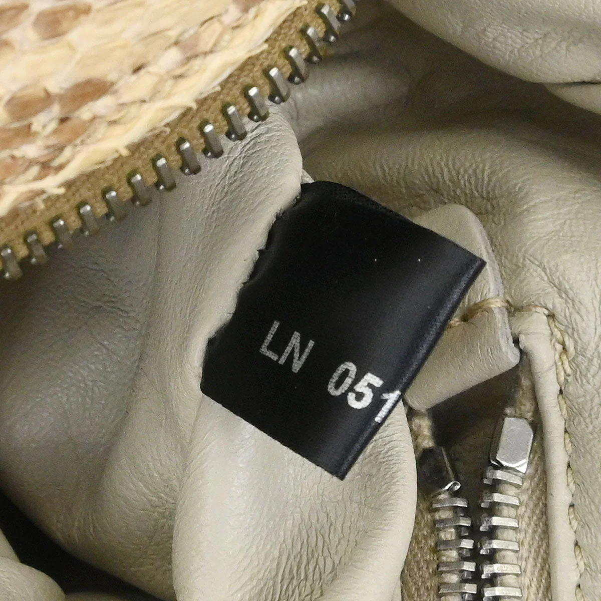Prada * Beige Python Handbag - Image 10