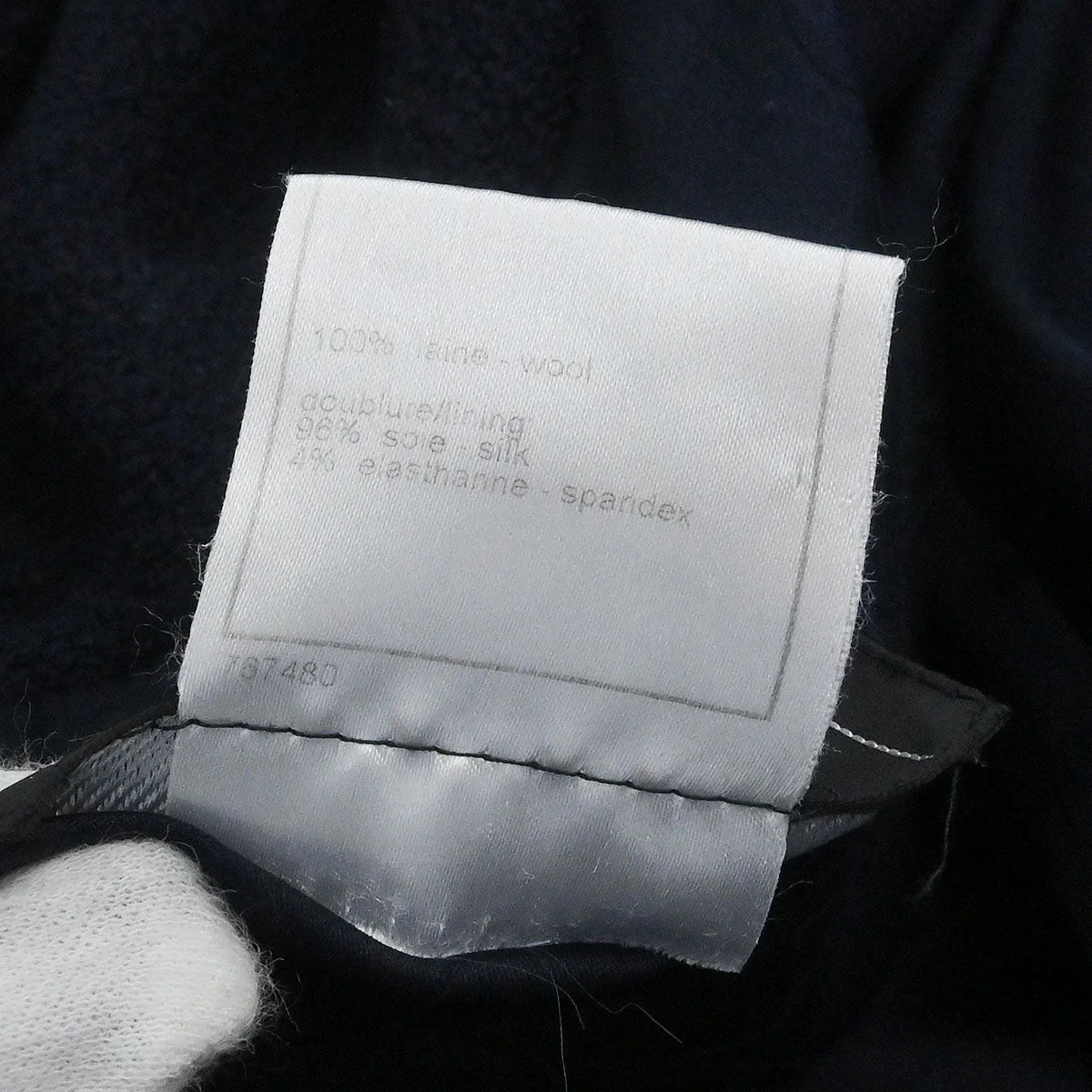 Chanel 2006 Hoodie Duffel Coat Navy #36 - Image 11