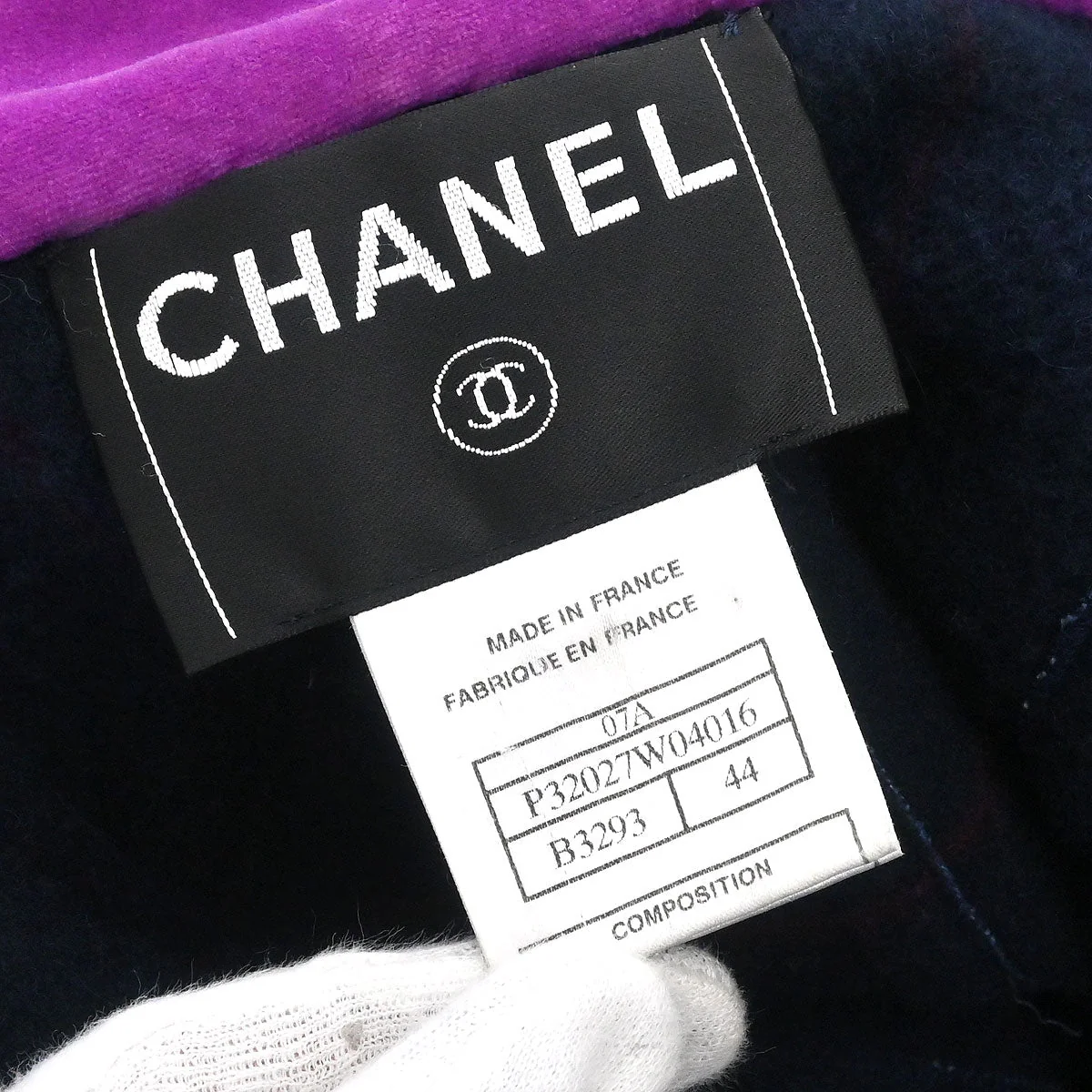 Chanel 2007 Double Breasted Jacket Blue #44 - Image 11