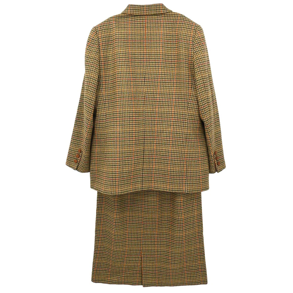 Burberrys Setup Suit Jacket Skirt Brown #40–42 - Image 2