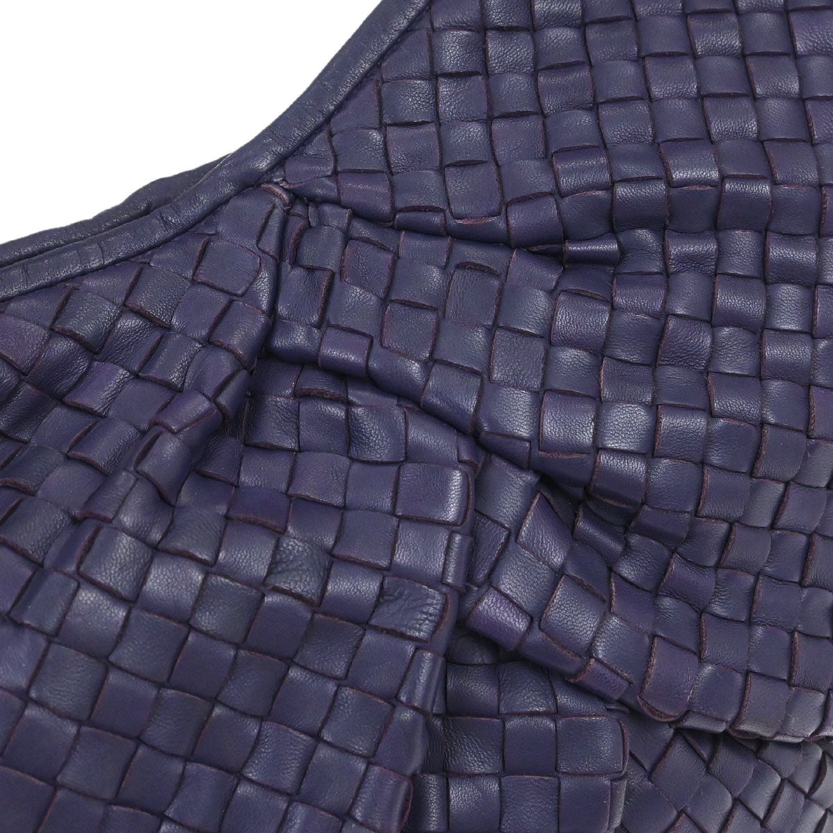 Bottega Veneta Purple Lambskin Intrecciato Hobo Bag - Image 6