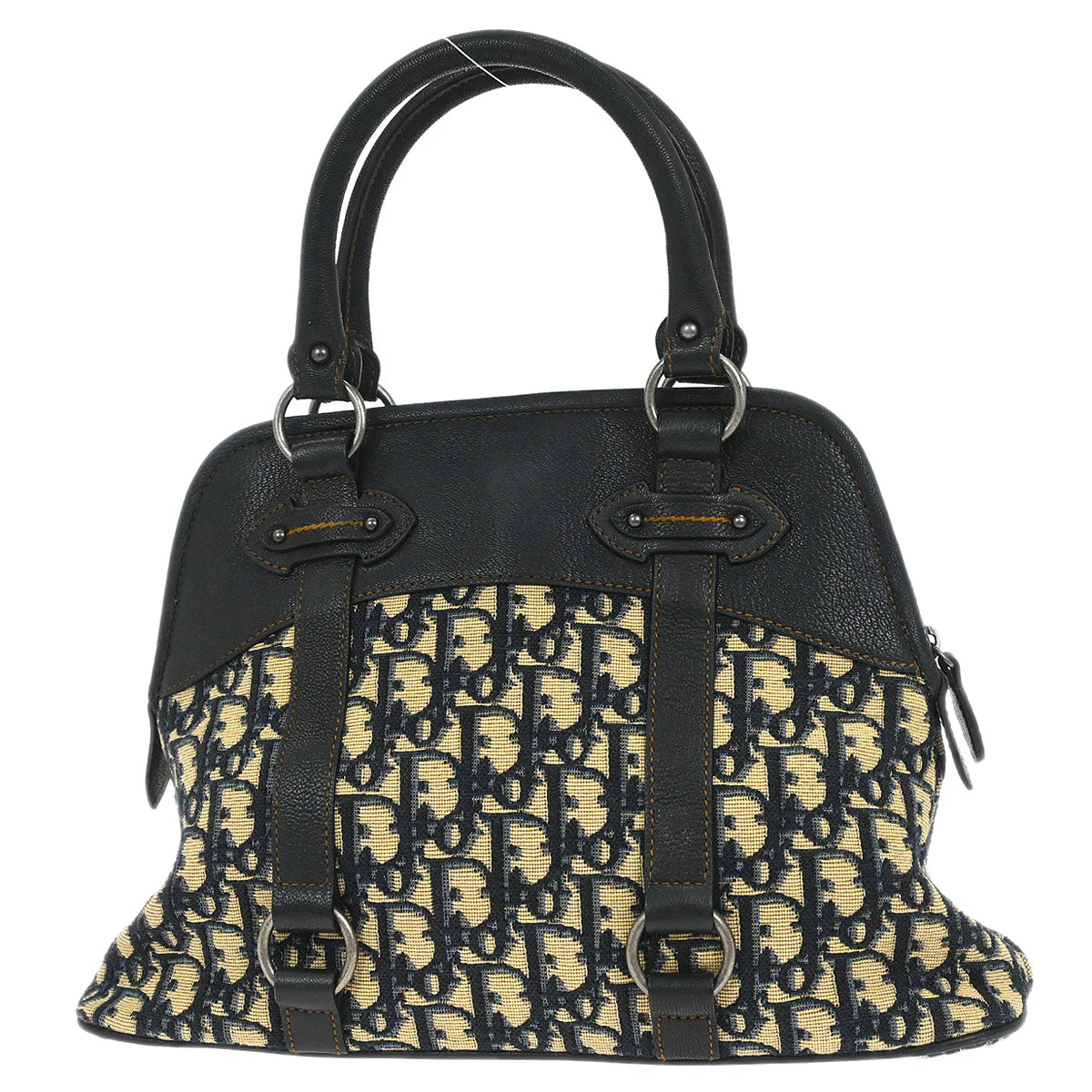 Christian Dior Navy Beige Trotter Handbag - Image 2
