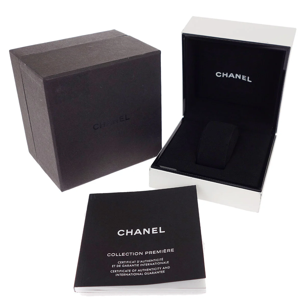 Chanel Premiere H2132 Quartz Watch Ceramic SS Diamond - Image 8