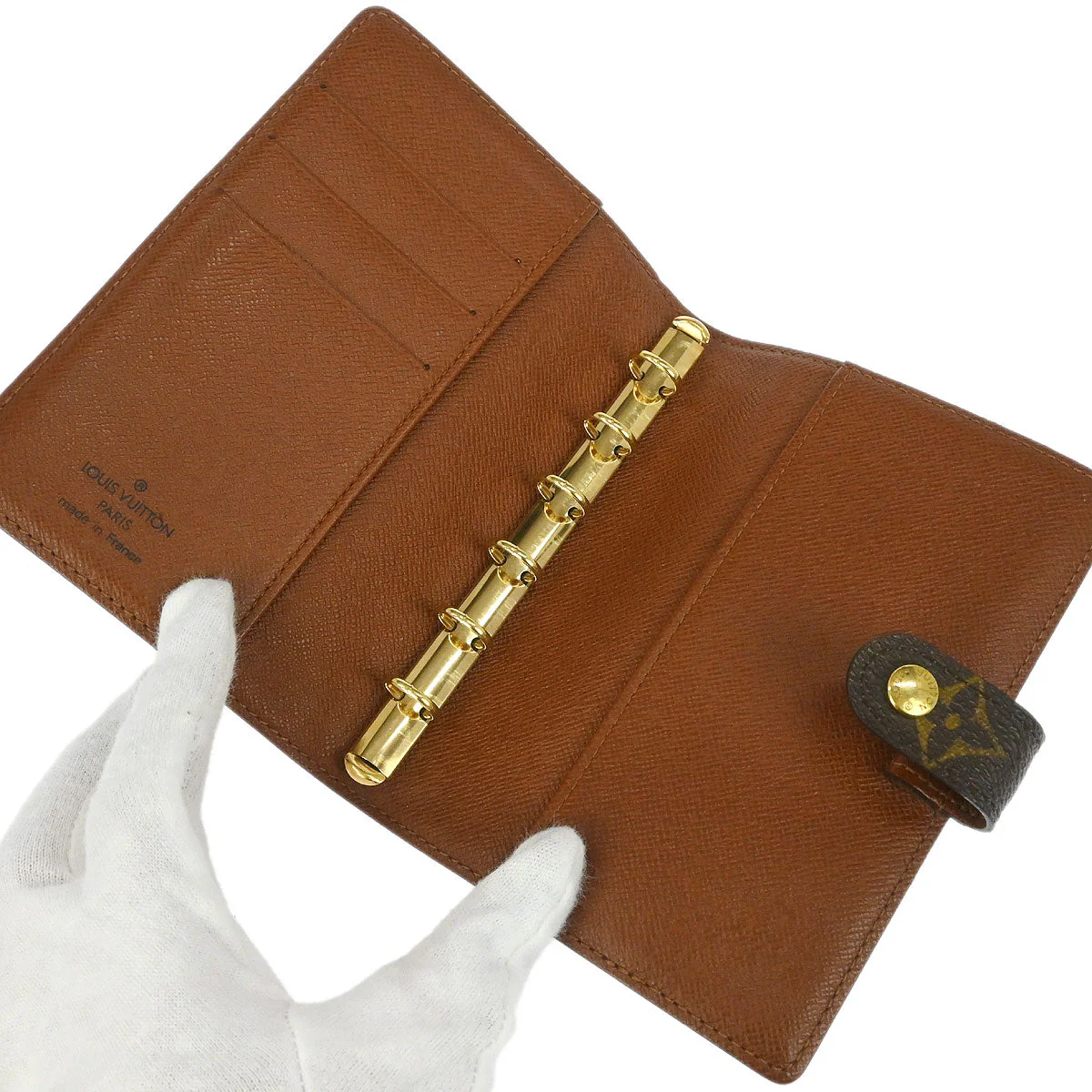 Louis Vuitton Monogram Agenda PM Notebook Cover R20005 Small Good - Image 4
