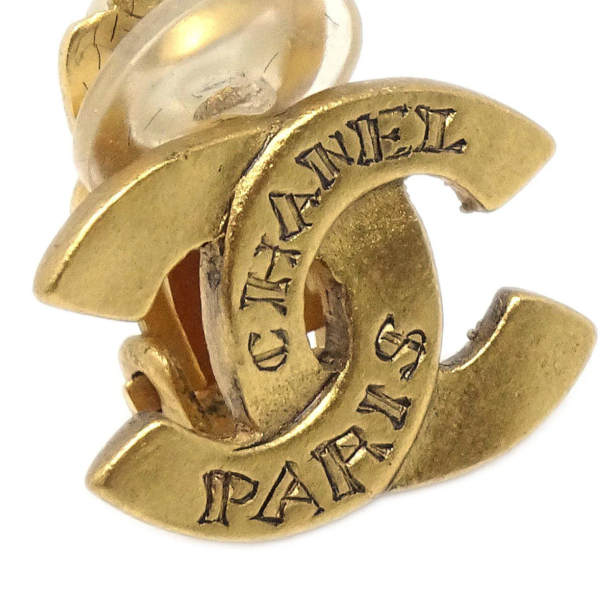 Chanel CC Clip-On Earrings Gold 99A - Image 2