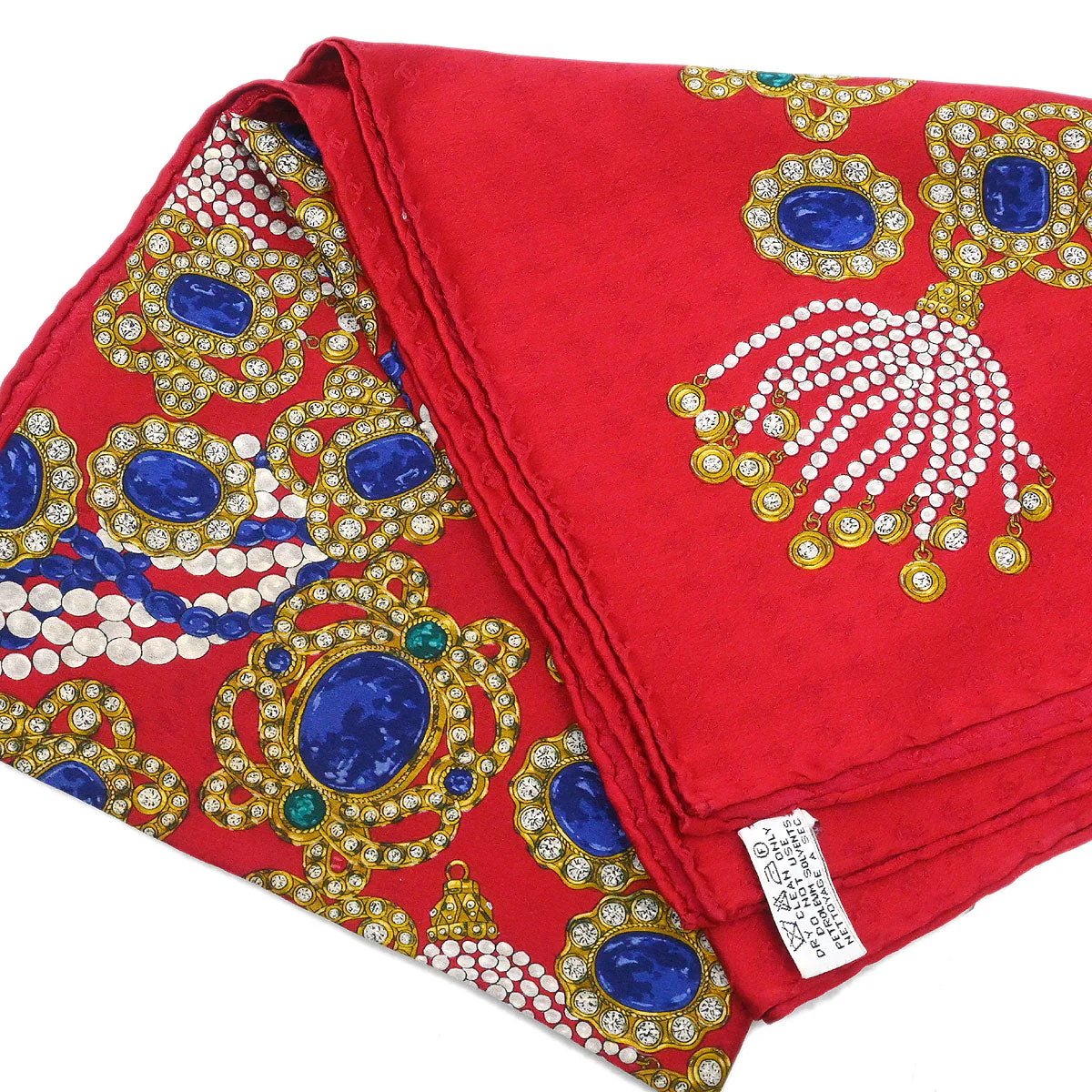 Chanel Red Scarf Small Good - Image 3
