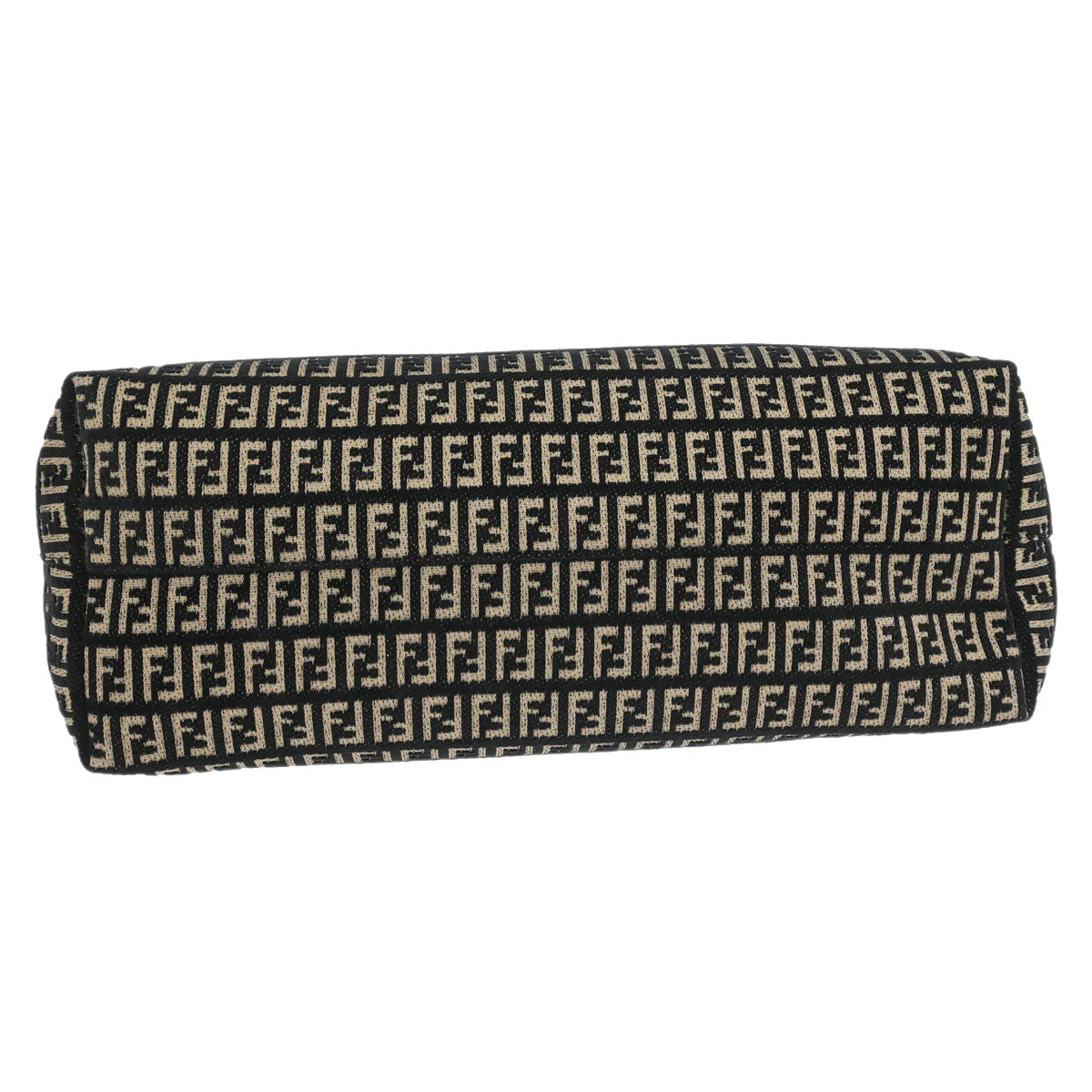Fendi Black Velvet Zucchino Tote Handbag - Image 3