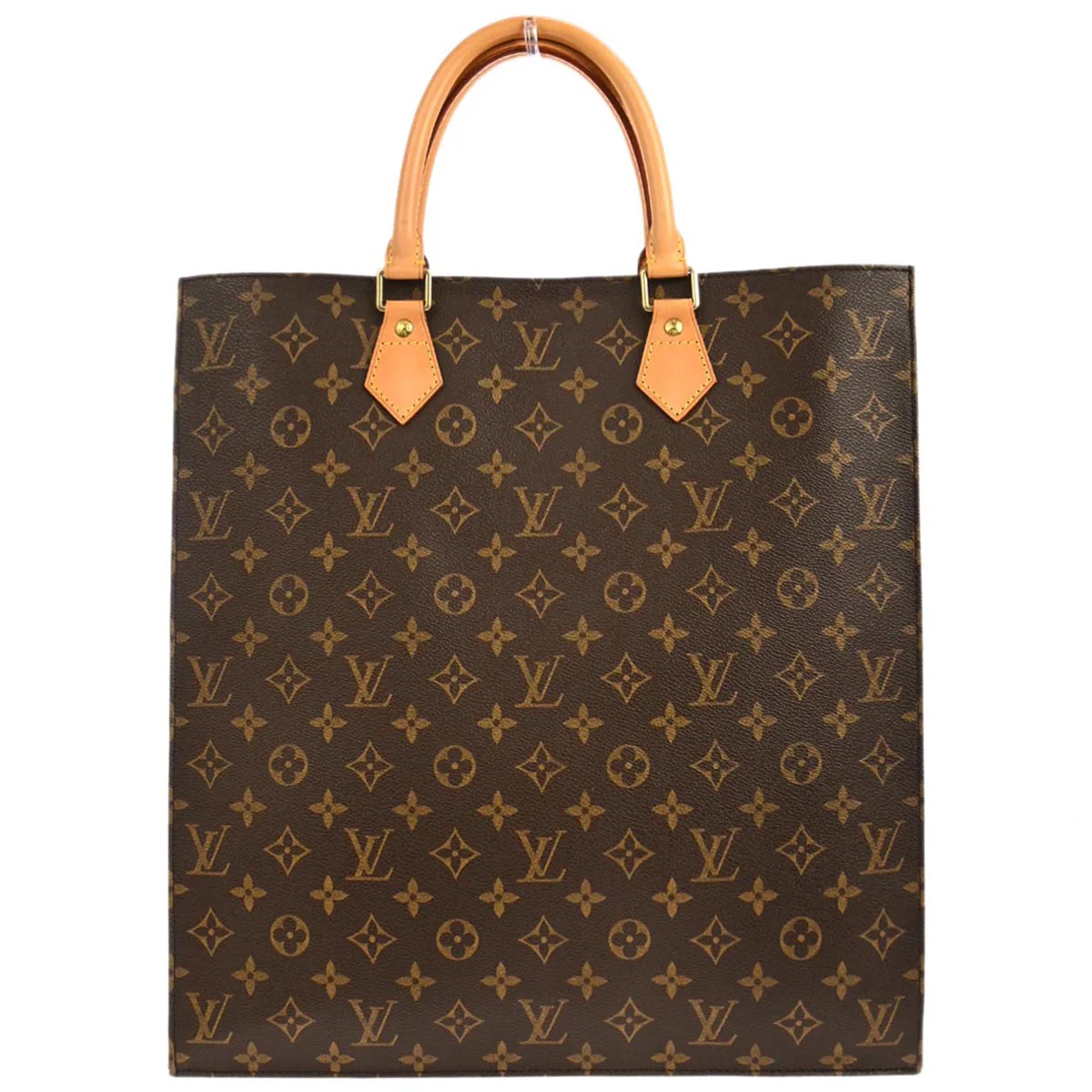 Louis Vuitton 2002 Monogram Sac Plat Tote Handbag M51140