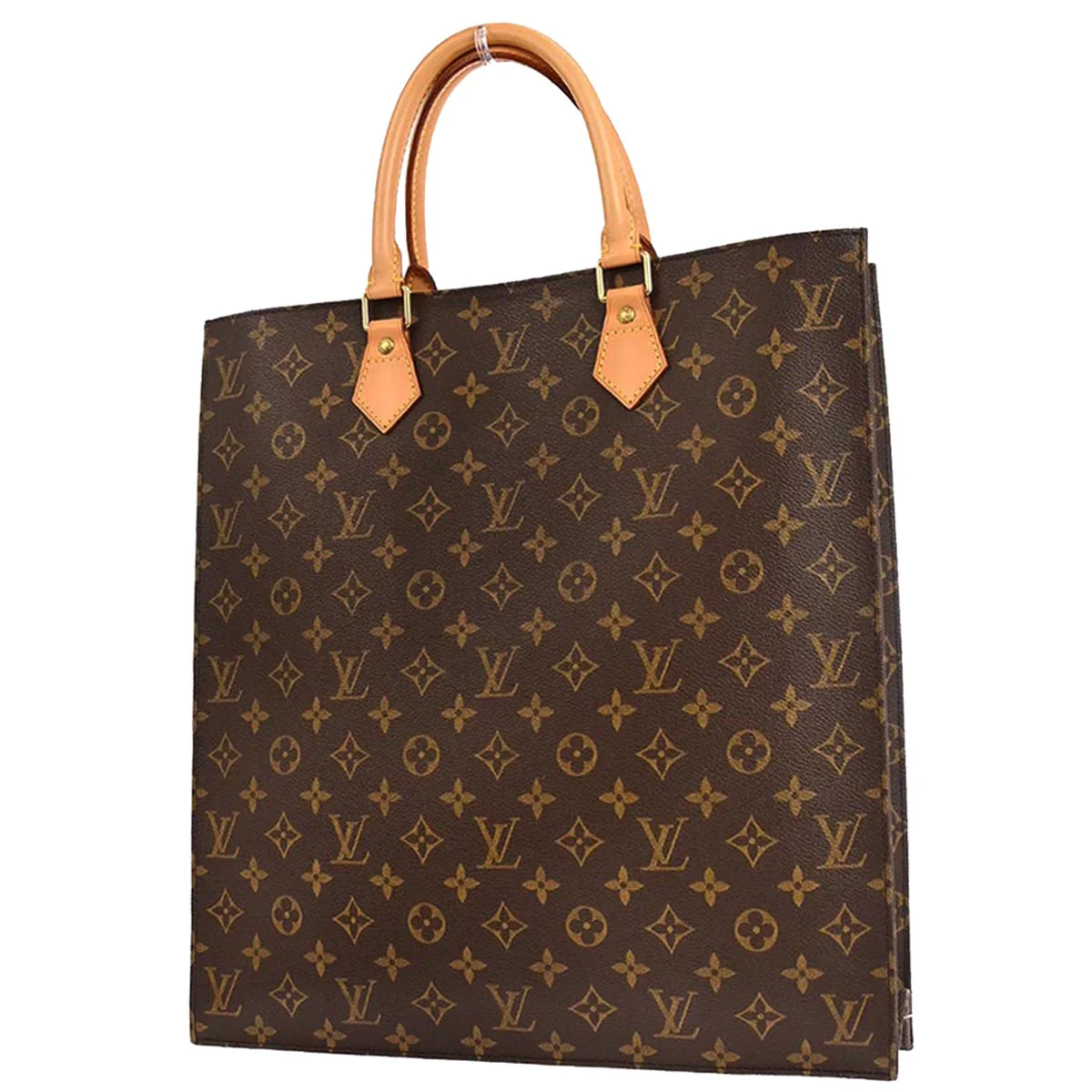 Louis Vuitton 2002 Monogram Sac Plat Tote Handbag M51140 - Image 2