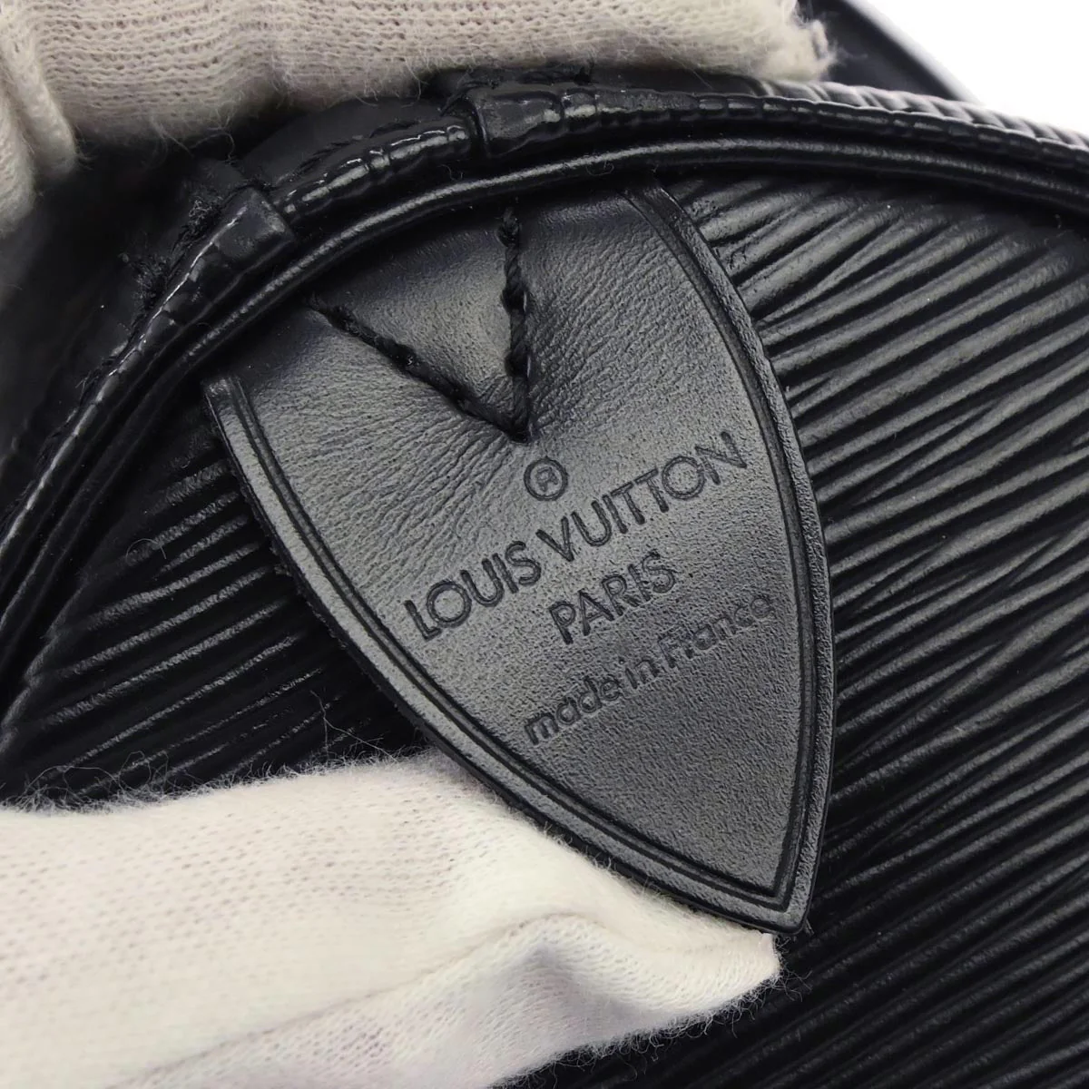 Louis Vuitton 1994 Black Epi Speedy 35 Duffle Handbag M42992 - Image 9