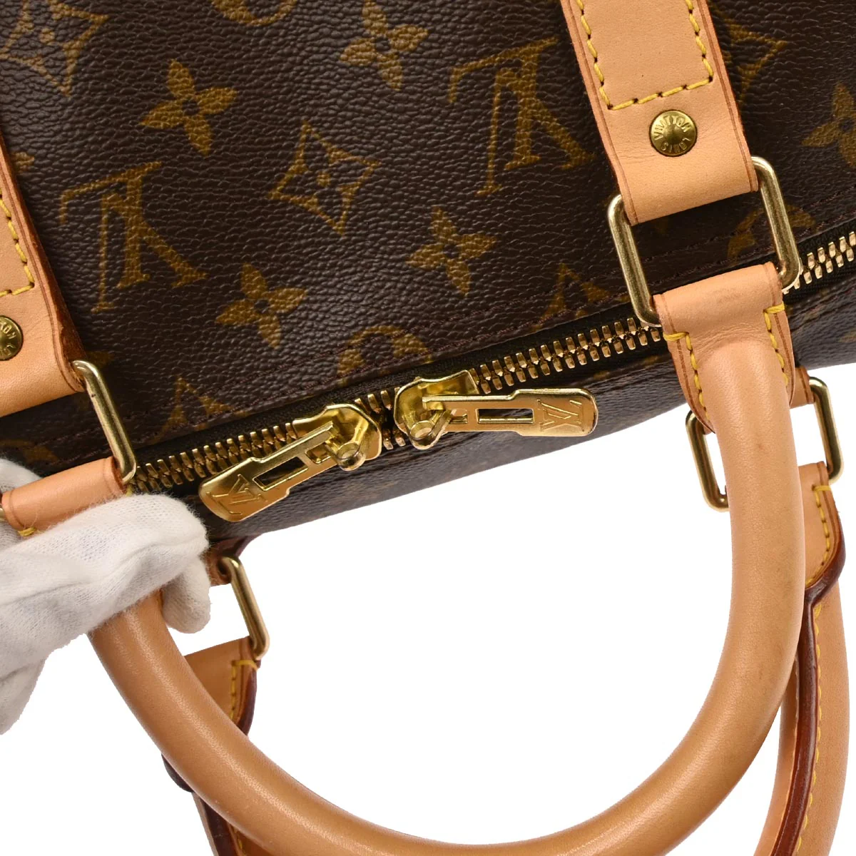 Louis Vuitton 1998 Monogram Keepall 50 Duffle Travel Handbag M41426 - Image 4