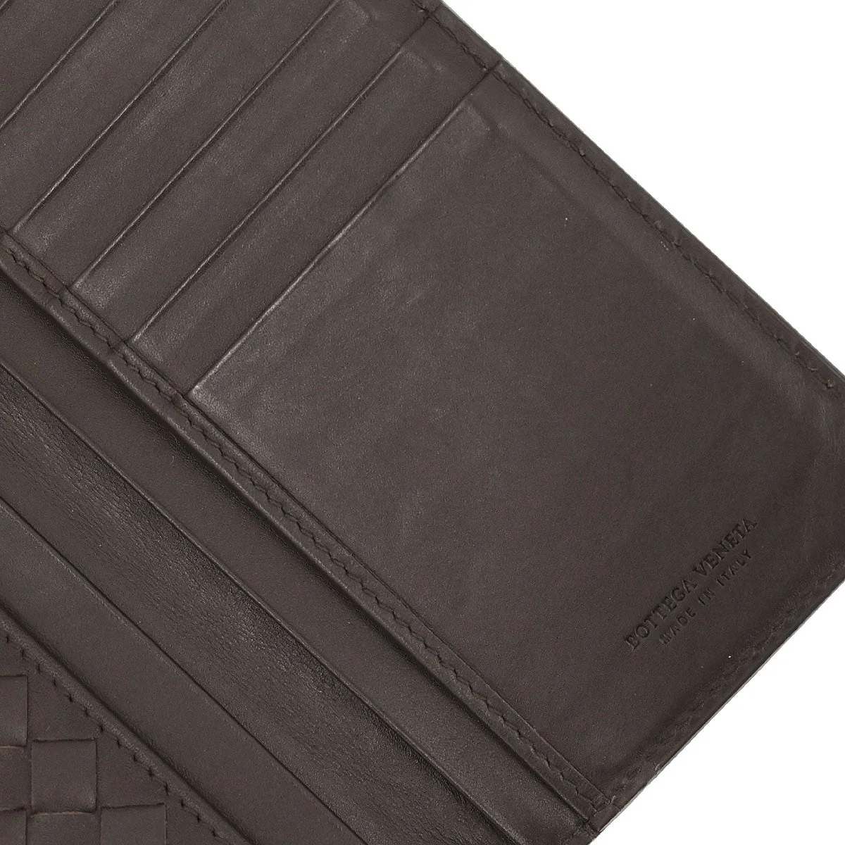 Bottega Veneta Brown Intrecciato Wallet - Image 6