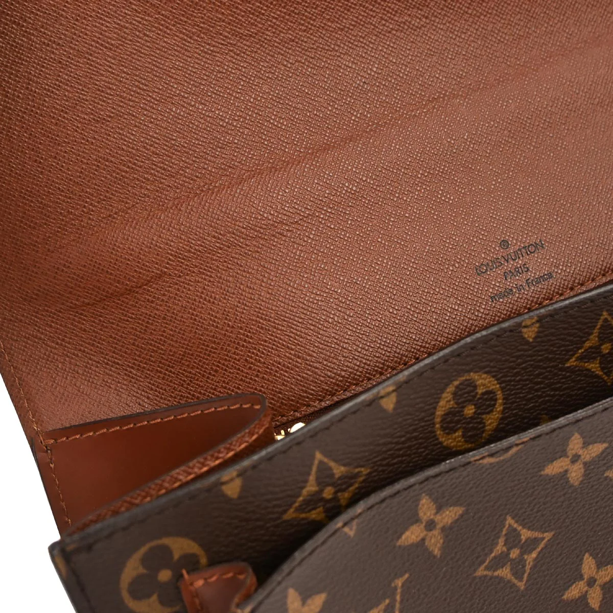 Louis Vuitton 2005 Monogram Monceau 28 Business 2way Shoulder Handbag M51185 - Image 7