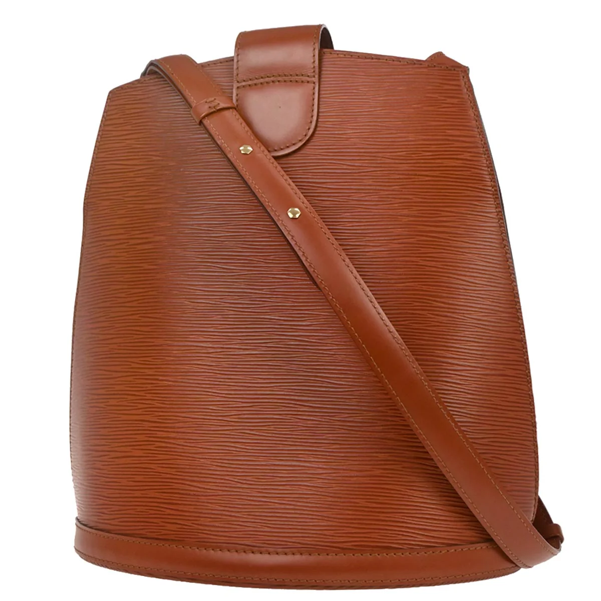 Louis Vuitton 1998 Brown Epi Cluny Shoulder Bag M52253 - Image 2