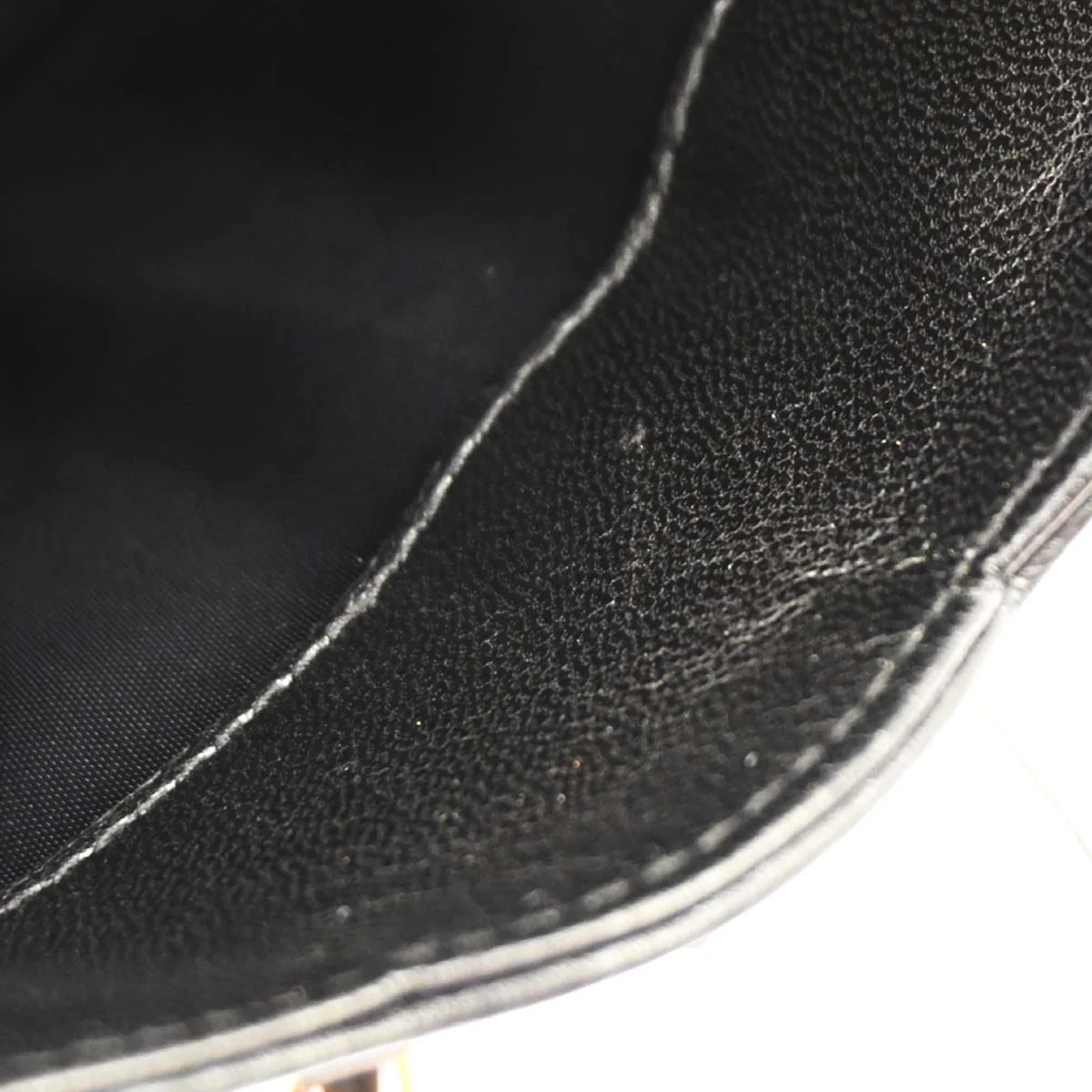 Chanel 1994-1996 Black Lambskin Triple CC Camera Bag Small - Image 11