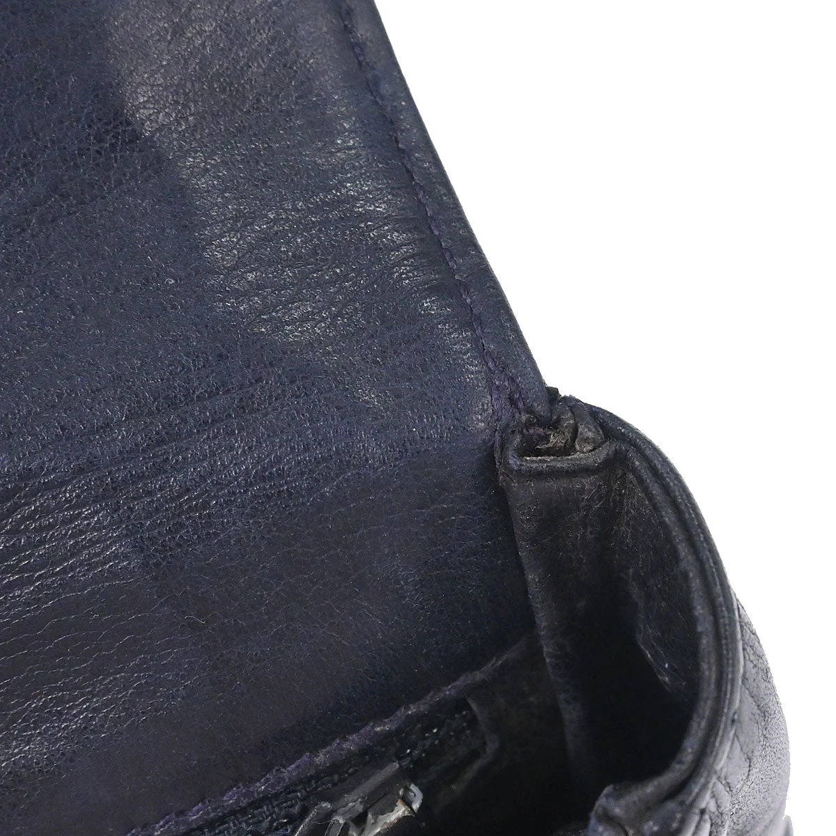 Chanel Navy Lambskin Bicolore Bum Belt Waist Bag #85/34 - Image 10