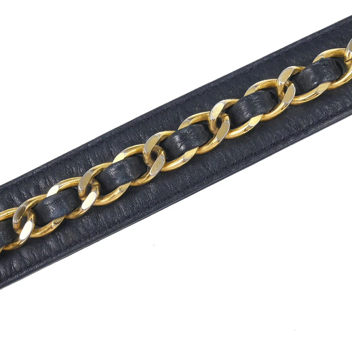 Chanel Navy Lambskin Bicolore Bum Belt Waist Bag #85/34 - Image 3