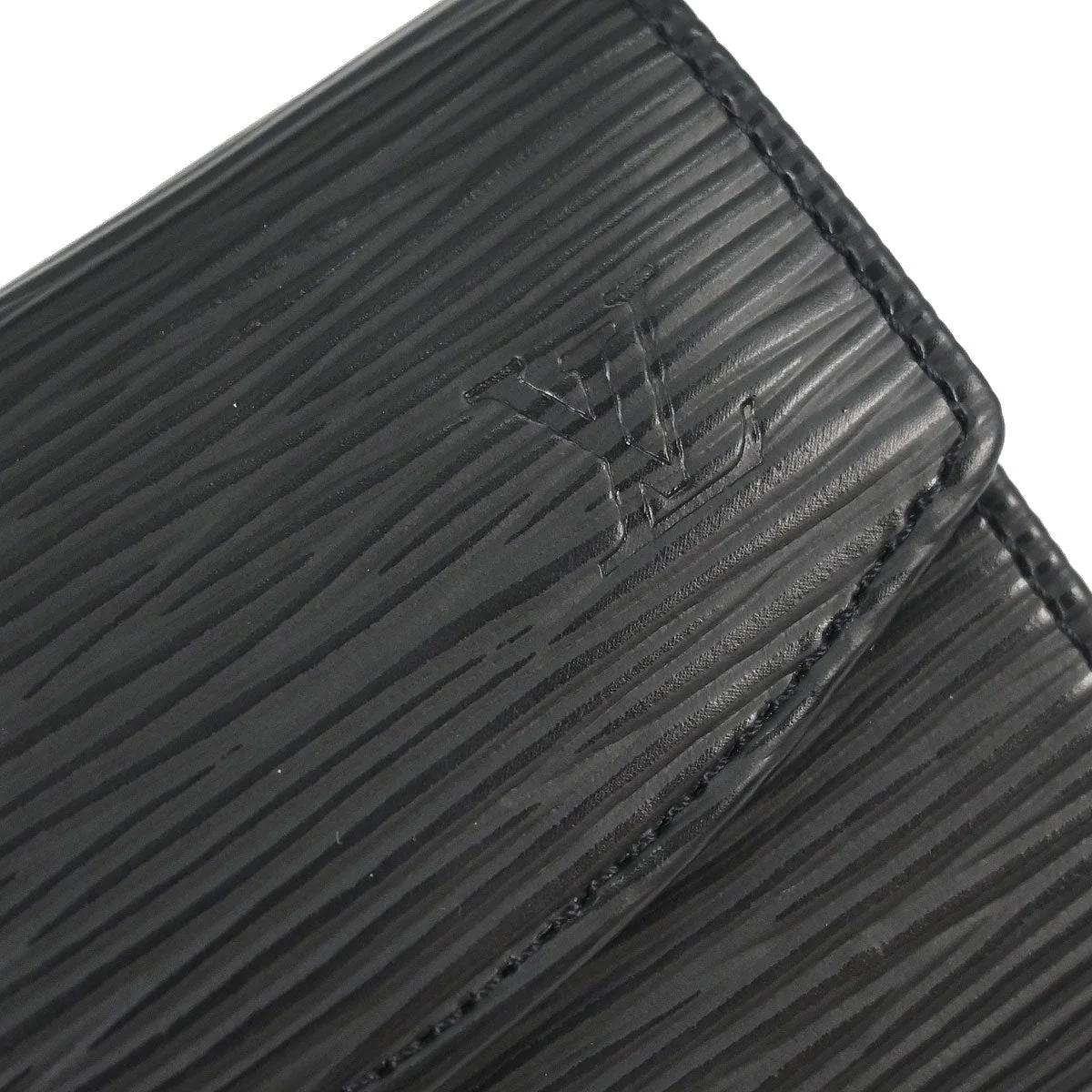 Louis Vuitton 2006 Black Epi Porte Mannaie Simple Coin Wallet M63412 - Image 3