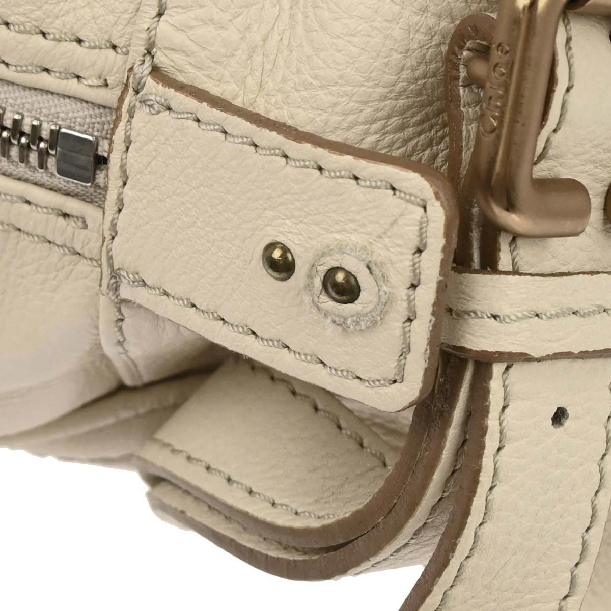 Chloe Ivory Paddington Mini Handbag - Image 3