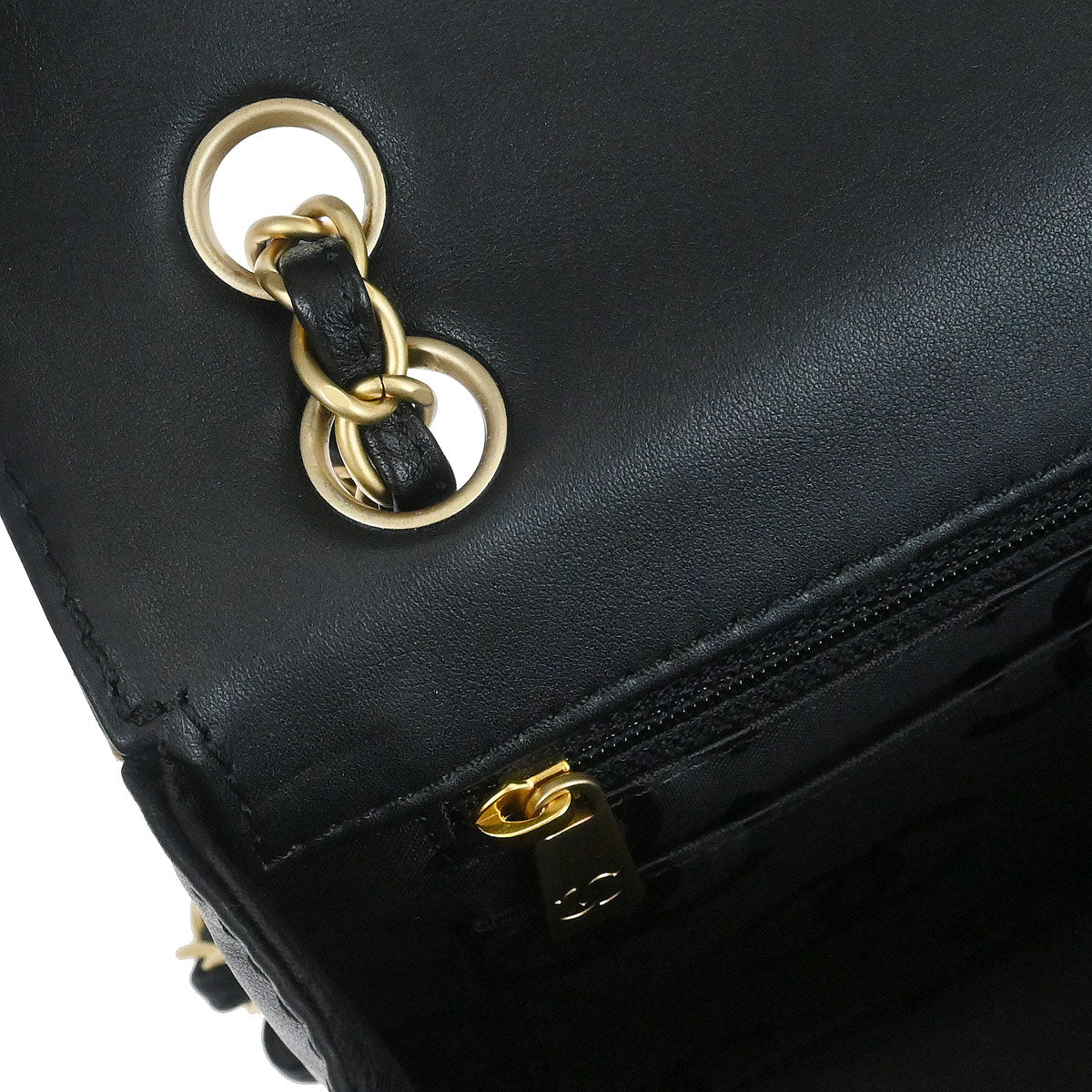 Chanel 2006-2008 Black Calfskin Wild Stitch Single Flap Shoulder Bag - Image 9