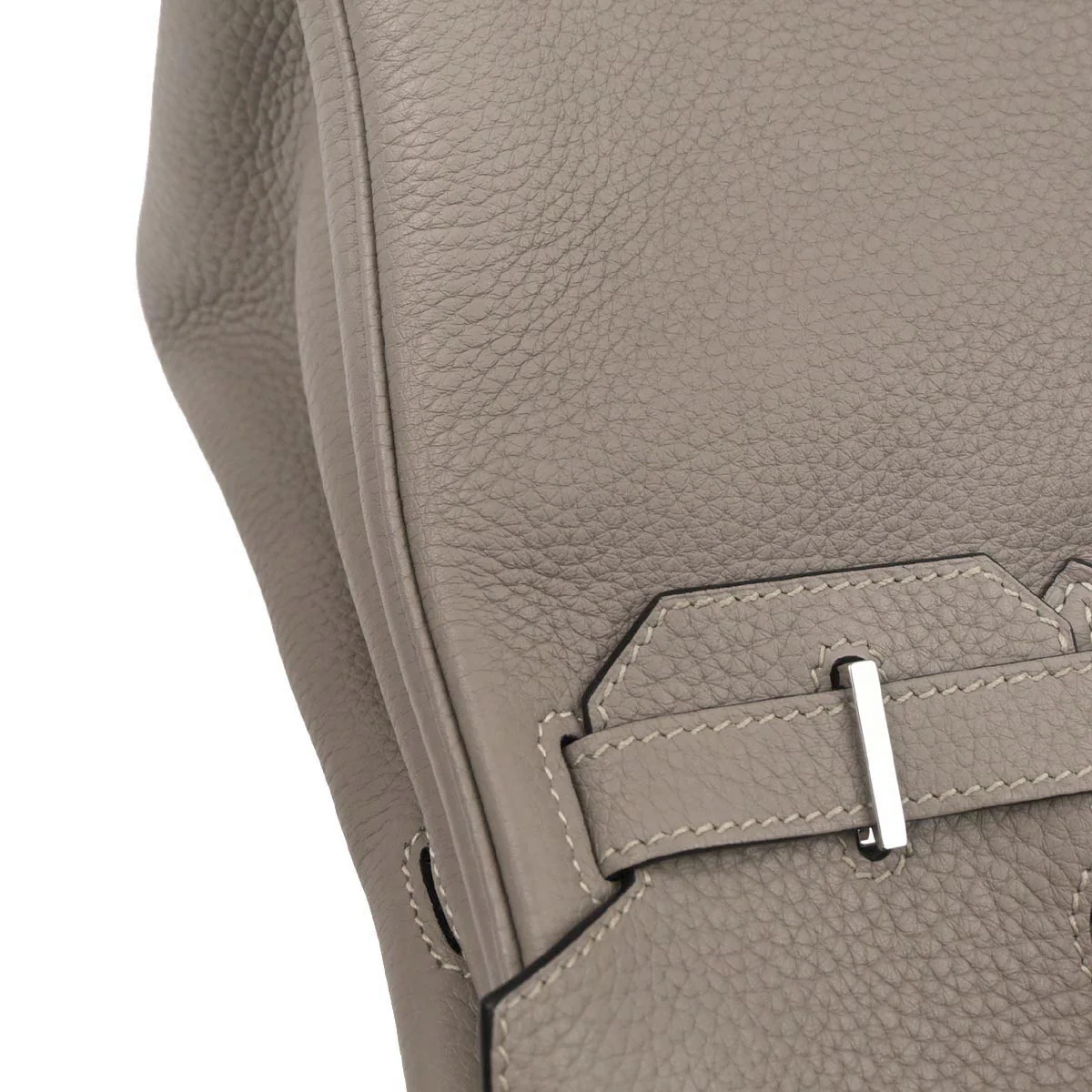 Hermes Gris Tourterelle Togo Birkin 30 Handbag - Image 8