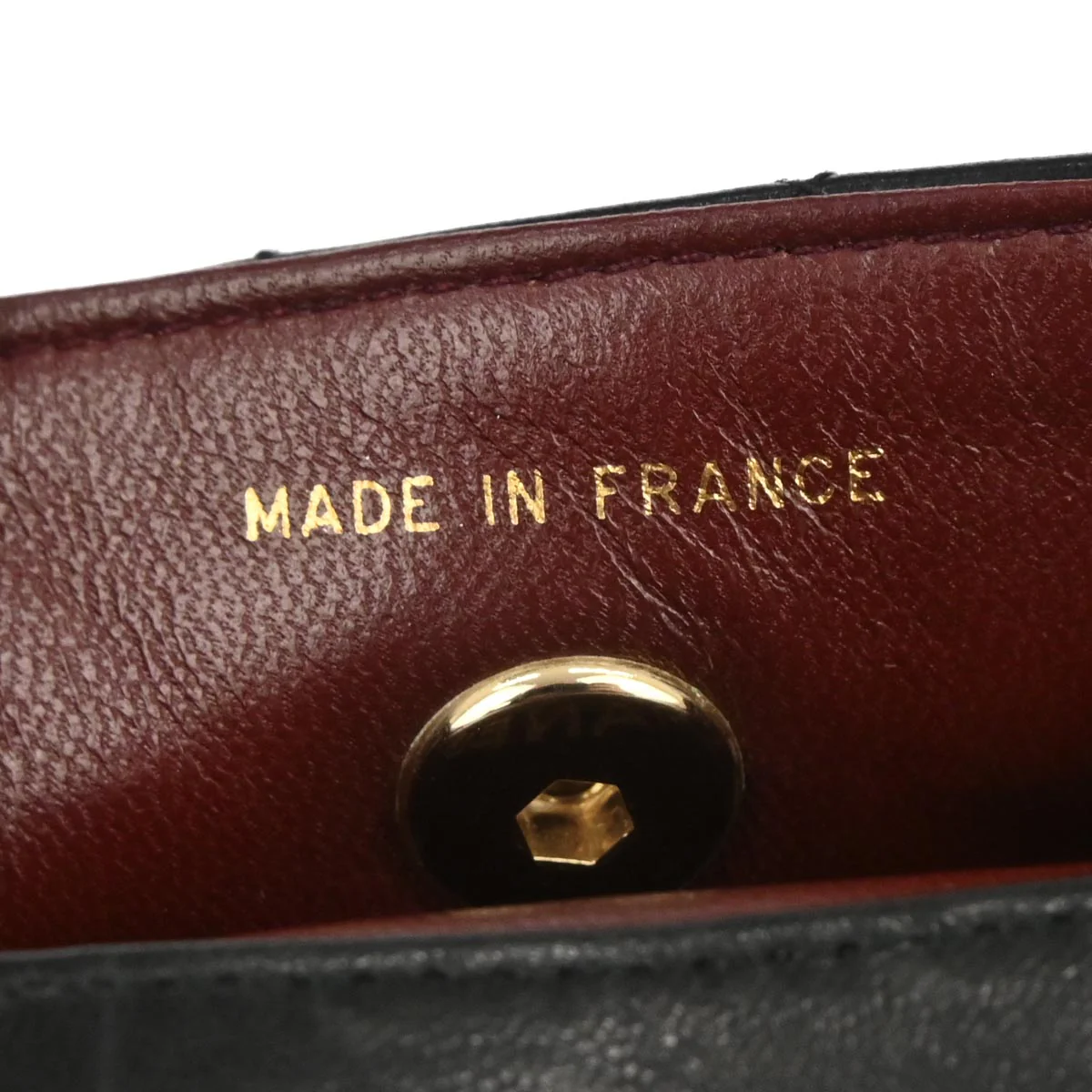 Chanel 1989-1991 Black Lambskin Shoulder Bag - Image 8