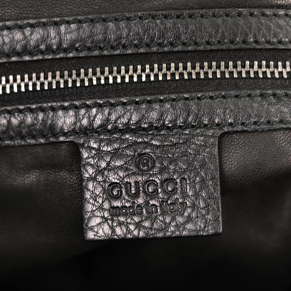 Gucci Black Leather Icon Bit 2way Shoulder Handbag - Image 8