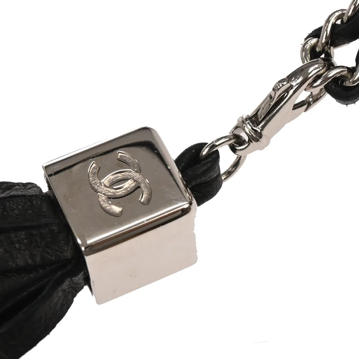 Chanel 2003-2004 Black Lambskin Sac Cordon Mini Reversible Drawstring Handbag - Image 7
