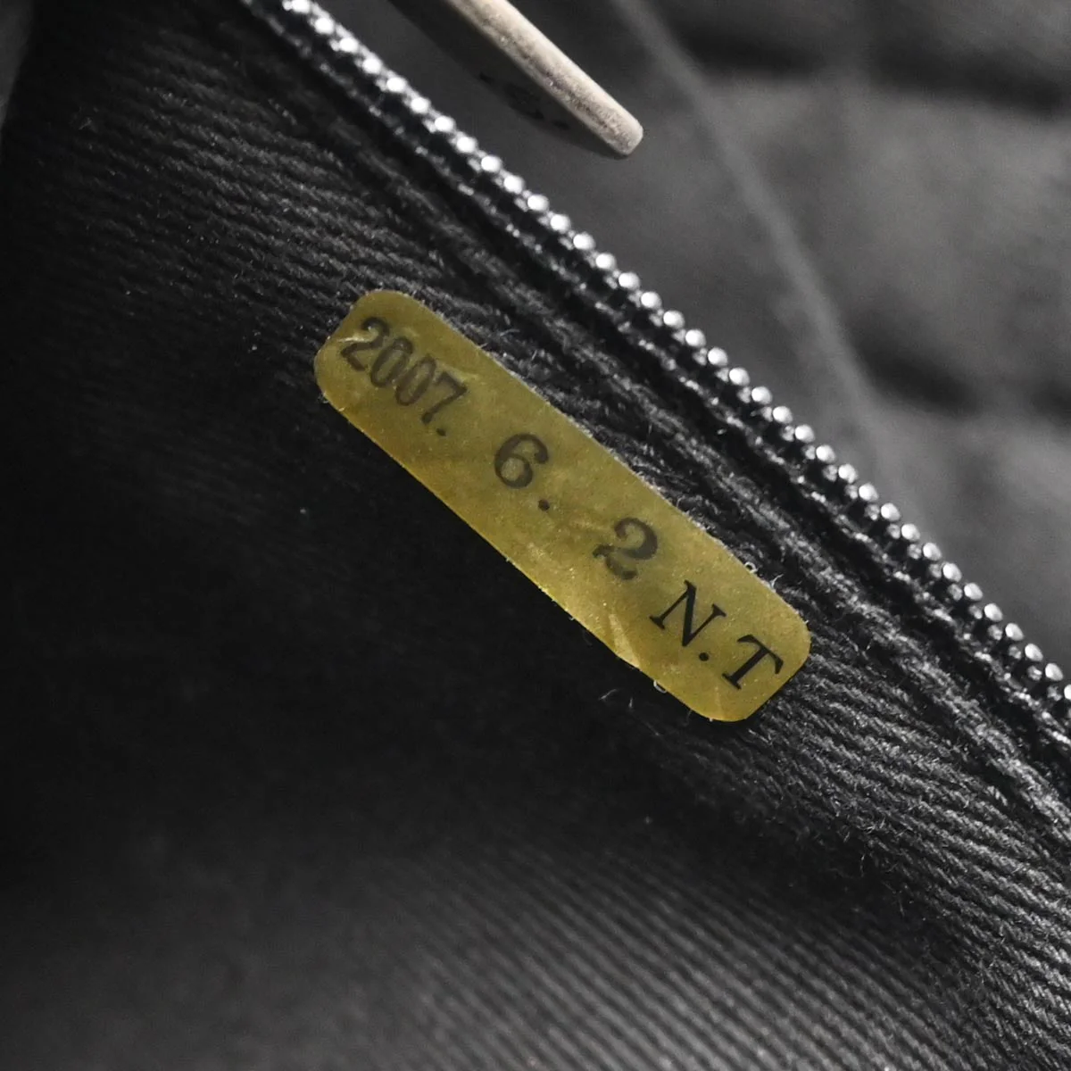 Chanel 2006-2008 Black Perforated Calfskin Tote Bag - Image 10
