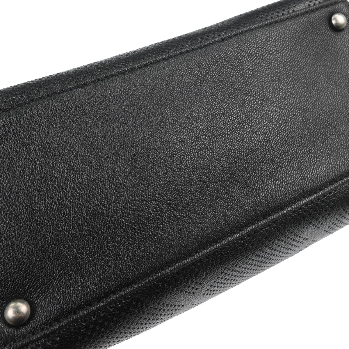 Chanel 2006-2008 Black Perforated Calfskin Tote Bag - Image 3