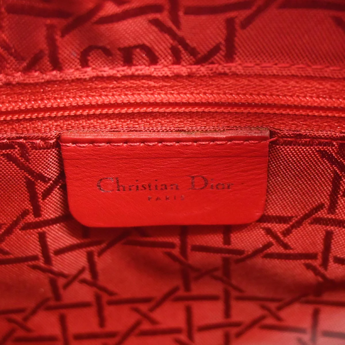Christian Dior Black Patent Leather Medium Lady Dior Shoulder Handbag - Image 8