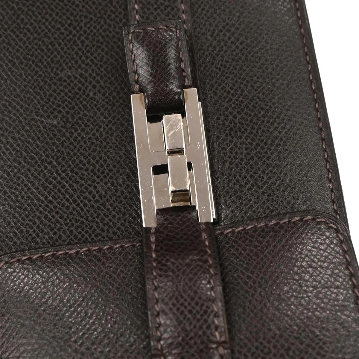 Hermes Ebene Lisse Drag 2 32 Handbag - Image 3