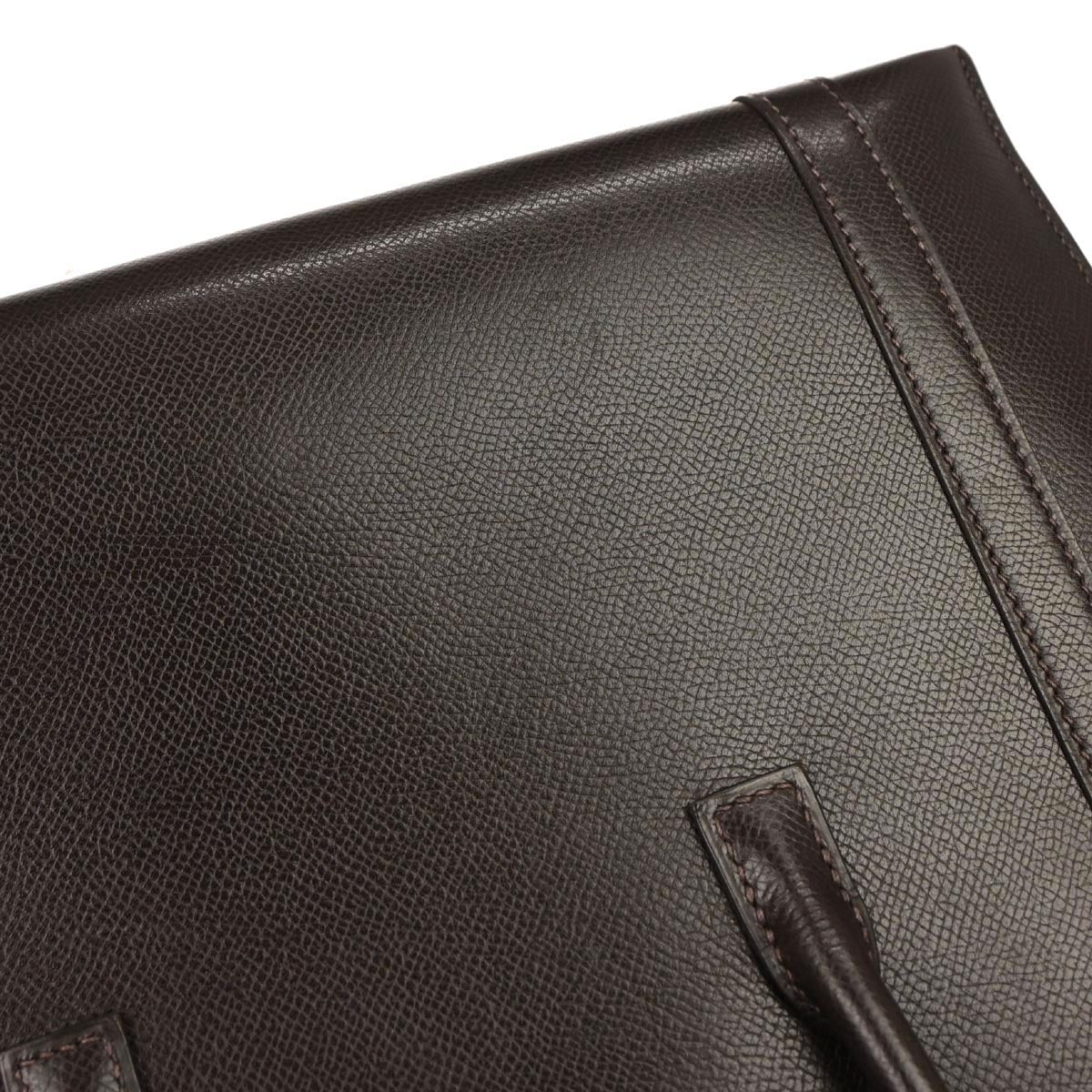 Hermes Ebene Lisse Drag 2 32 Handbag - Image 7