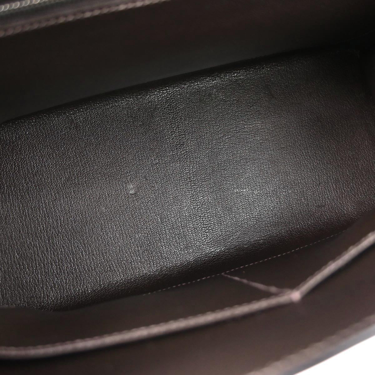 Hermes Ebene Lisse Drag 2 32 Handbag - Image 8