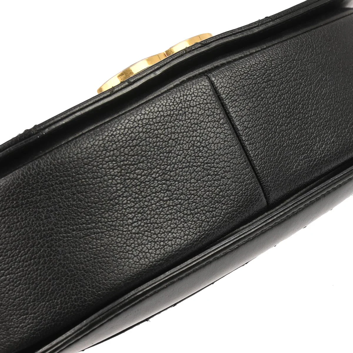 Chanel 2017-2018 Black Calfskin Coco Curve 2way Shoulder Handbag - Image 4