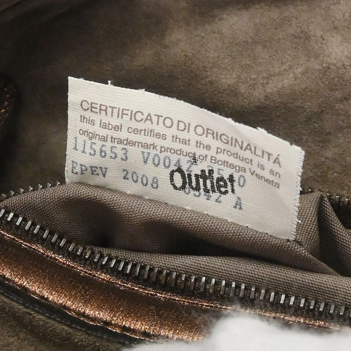 Bottega Veneta Metallic Bronze Lambskin Intrecciato Hobo Handbag - Image 9