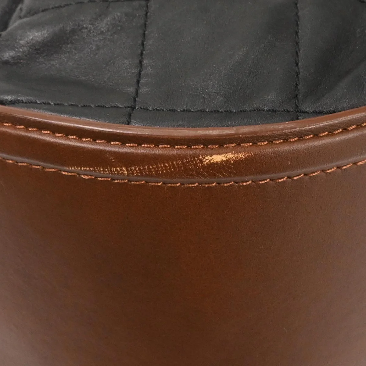 Chanel 2012 Black Lambskin Country Chic Tote Shoulder Handbag - Image 6