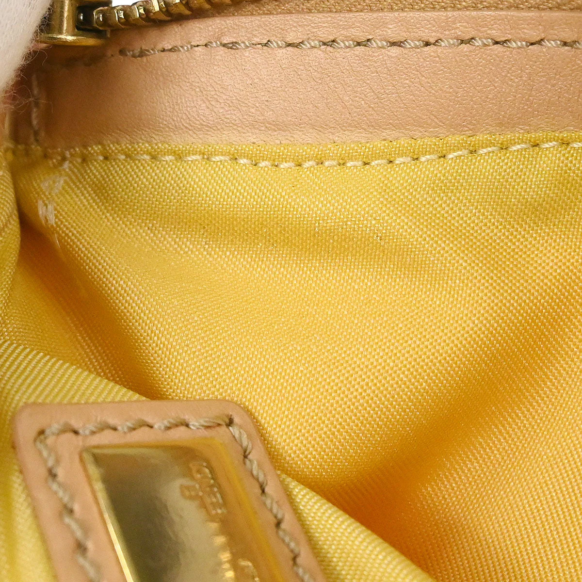 Fendi Pink Canvas Zucchino Handbag - Image 10
