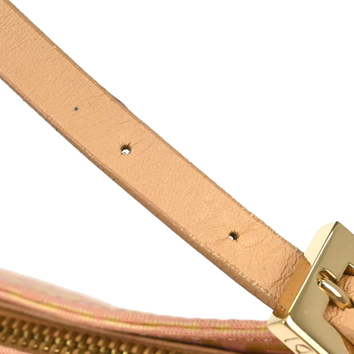 Fendi Pink Canvas Zucchino Handbag - Image 6