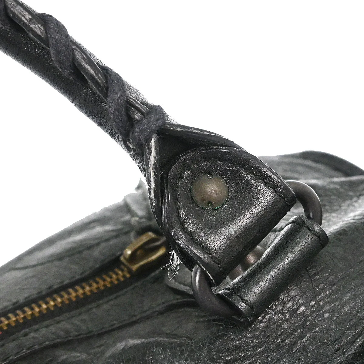 Balenciaga Black Lambskin City Medium Shoulder Handbag - Image 6