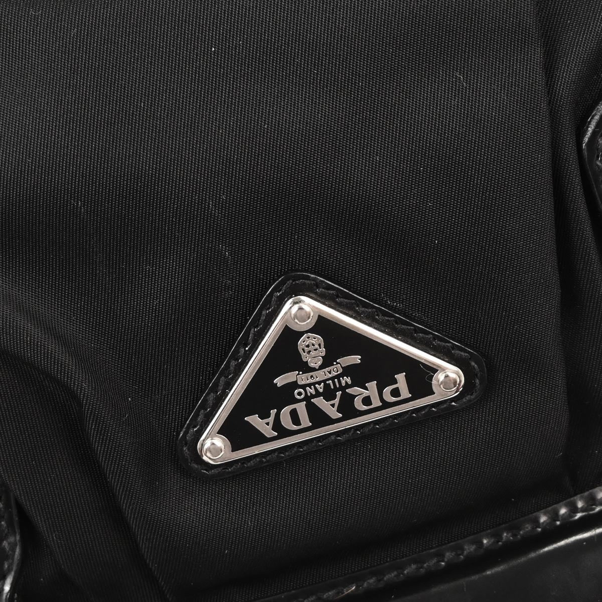 Prada Black Nylon Doctor Handbag - Image 3