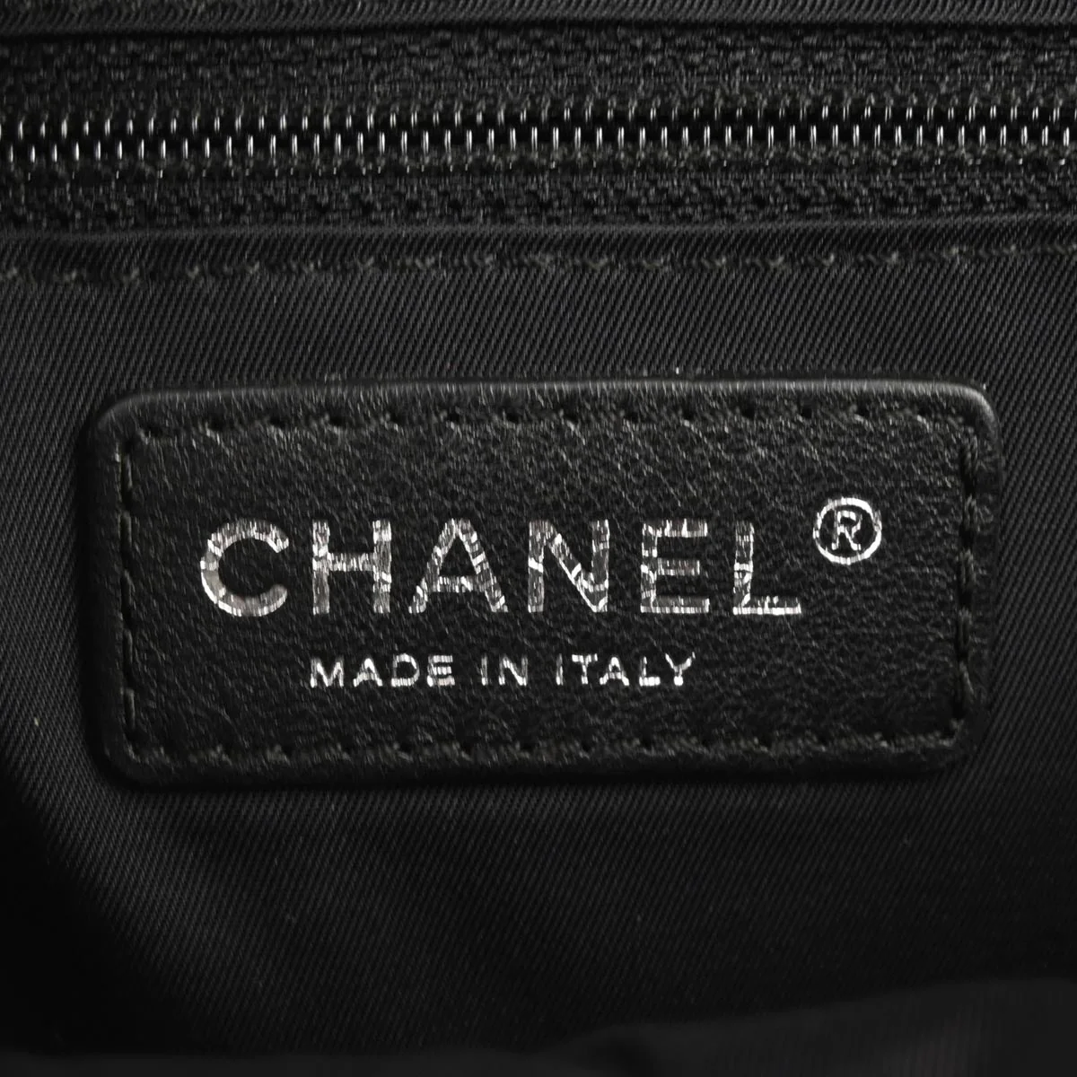 Chanel 2005-2006 Black Pony Hair Canvas Sport Line Flap Chain Shoulder Bag - Image 10